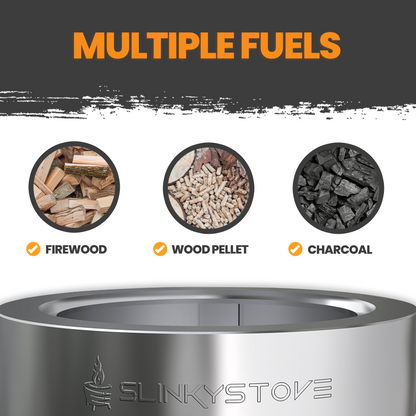 Collapsible Smokeless Firepit - 23"