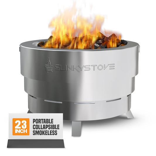 Collapsible Smokeless Firepit - 23"